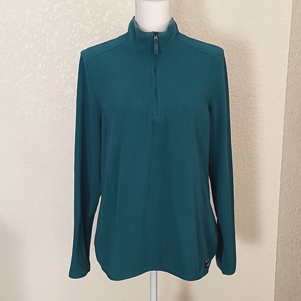 L.L. BEAN lightweight fleece 1/4 zip pullover, L